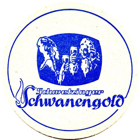 schwetzingen hd-bw schwanen rund 1b (185-schwanengold-blau)